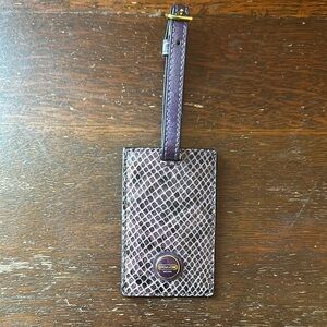 Coach Purple Snakeskin Phone Case